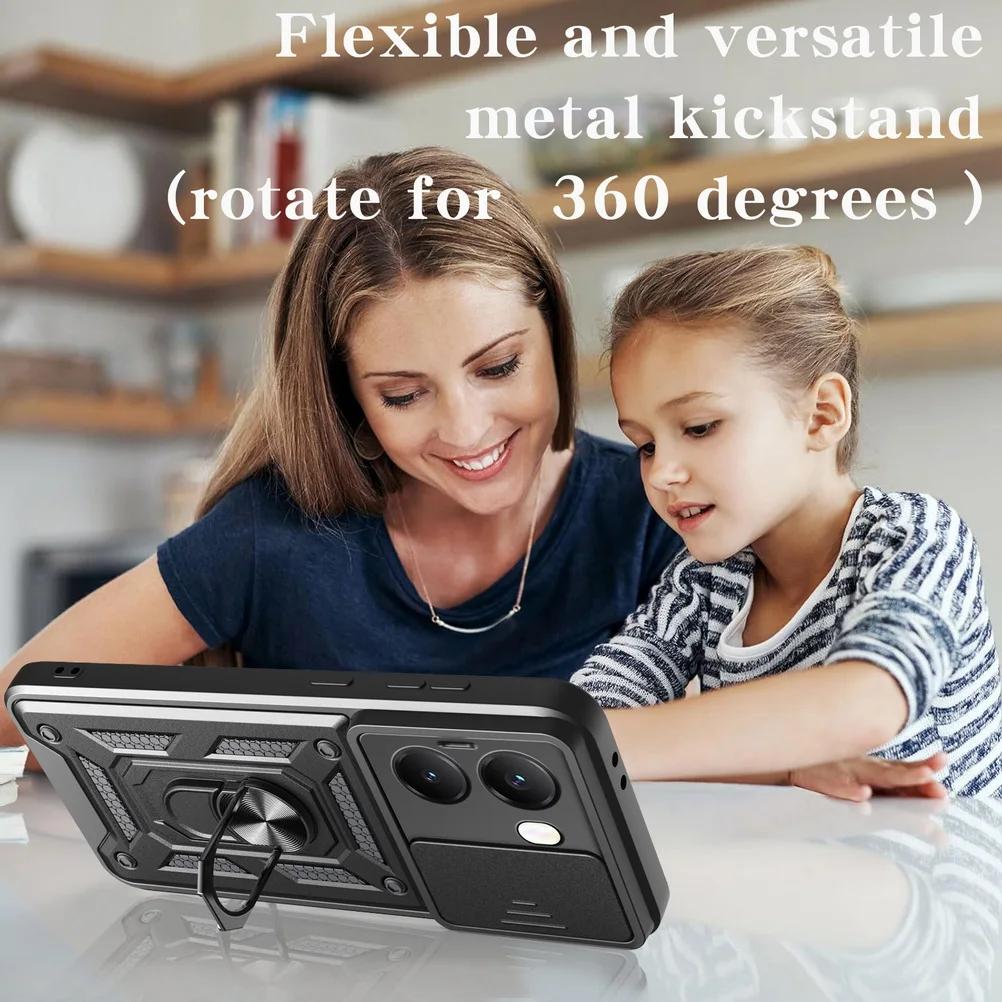 Прочный защитный чехол для объектива камеры XiaoMi POCO X7 Pro X7 F6 M6 X6 Pro Neo F5 Pro X5 F4 GT X4 F3 гибридный металлический держатель кольца