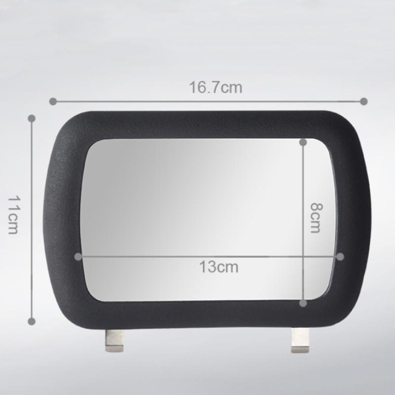 Car Sun Visor Cosmetic Mirror Portable Automobile Auto Interior Make Up Mirror Makeup Sun-Shading Cosmetic