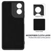 For Motorola Moto E14 4G Liquid Silicone Case Phone Back Cover with Hand Strap