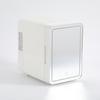 4L Mini Mirror Refrigerator Portable Household and Car Dual-purpose Fridge Dormitory Cosmetic Cold Storage Cabinet