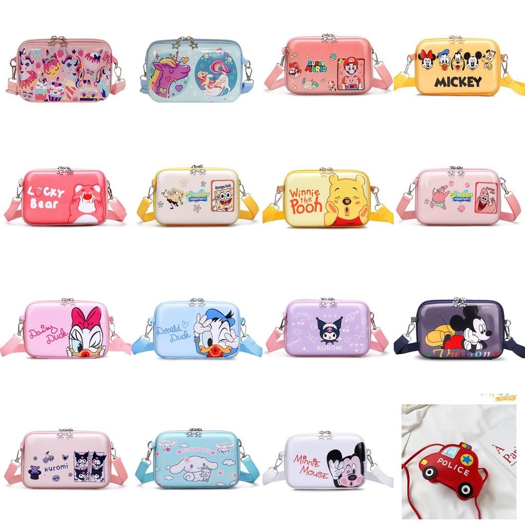 Pvc Childrens Girl Shoulder Bag With Animal Design Breathable Waterproof For Outings