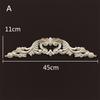 Wood Onlays and Appliques Home Decoration Bedroom Wood Capitals Furniture Appliques Wood Decal  Floral Vintage Home Decor Items