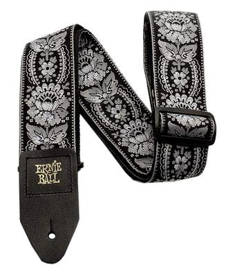 ERNIE BALL Ремень 4150 Серебряный Жаккардовый ремень Orleans для гитары/баса