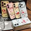 Шарф-свитер щенок подходит для мобильного телефона Apple 17promax iPhone16/15Pro чехол для мобильного телефона с окошком-сердечком