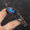 Titanium Druzy Pendant Copper Wire Wrapped Pendant Top Quality Gemstone Jewelry Handmade Pendant For Women Copper Wire Jewelry Gift For Him