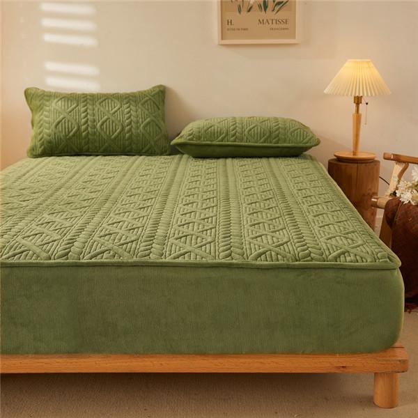 Новая мода, хлопковое утолщенное покрывало, бархатное зимнее теплое простынь, защитный чехол для матраса, утолщенное покрывало, наматрасник