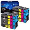 Uniwork 27XL Cartouches D'encre Remplacer Pour Epson 27 27XL Compatible Avec Epson Workforce WF-7210DTW WF-7710DWF WF-7720DTWF WF-