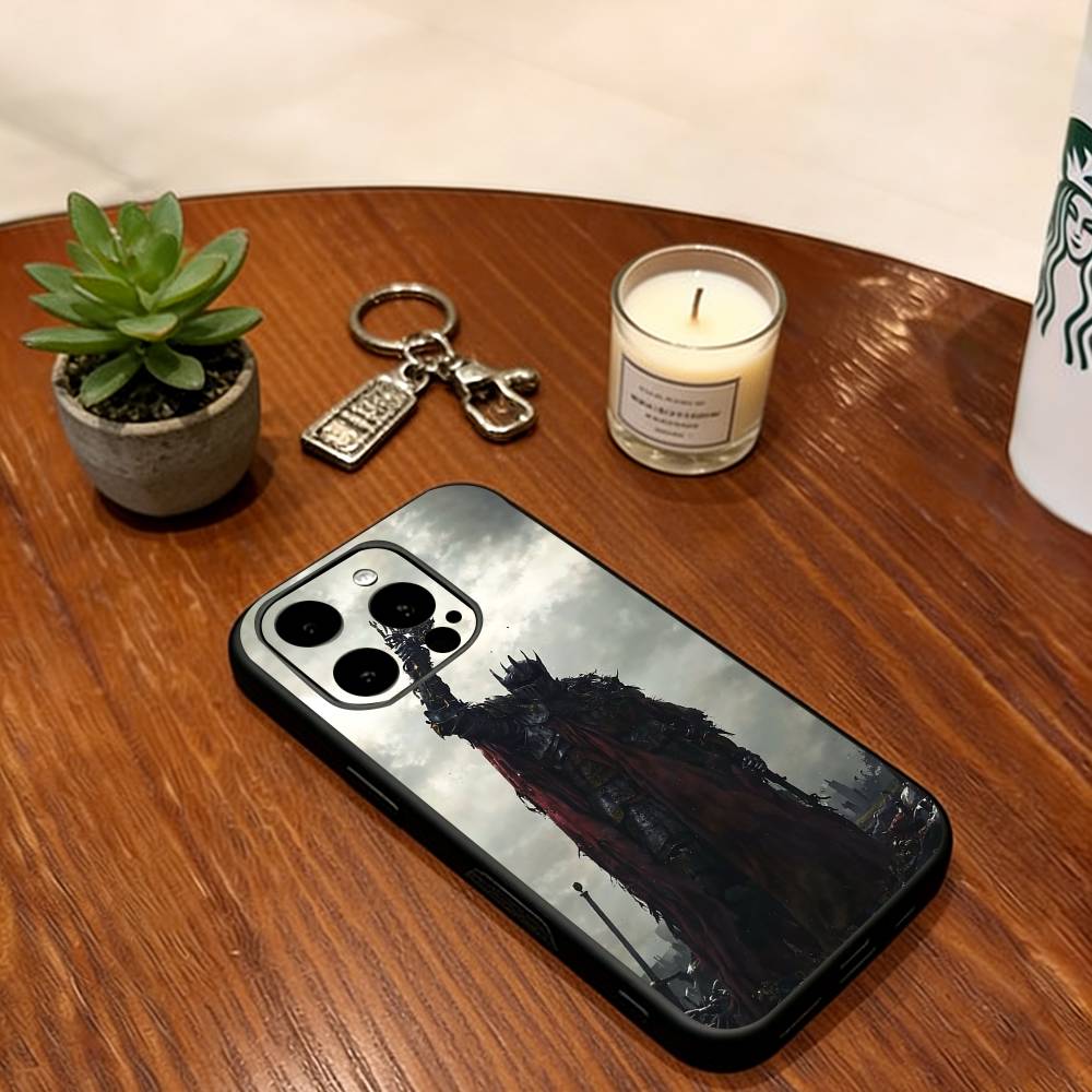 Knight Phone Case Silicone Soft For IPhone 17 16 15 14 13 12 11 X XR Plus Pro Max Plus