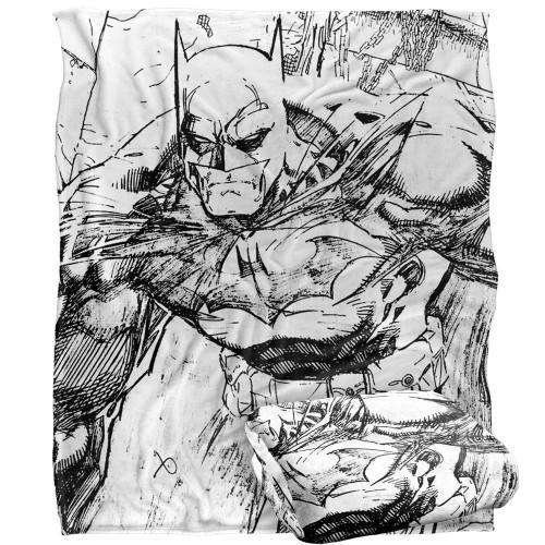 Batman Sketch Blanket