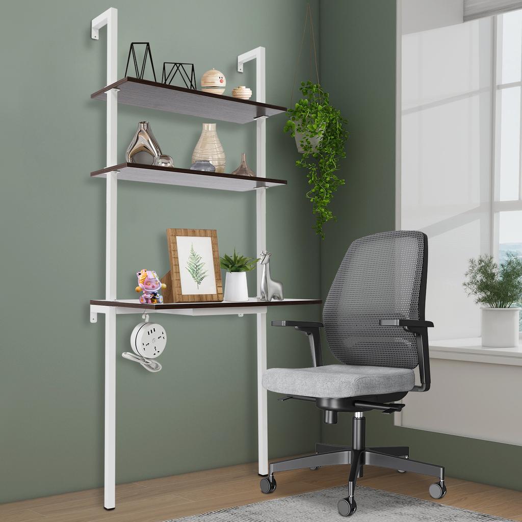 3-ярусный настенный стол, настенный компьютерный письменный стол, настенный органайзер, монтажные отверстия для экологичной доски для студенческих общежитий