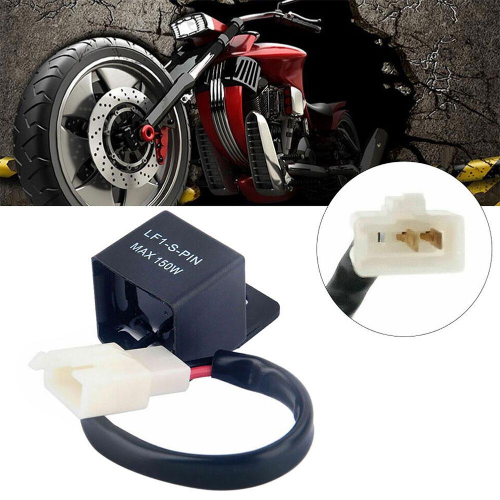 2PIN 12V Motorcycle Adjustable LED Turn Warning Relay Accessory MT09 FZ1 FZ6 R6 Flash MT G0R6
