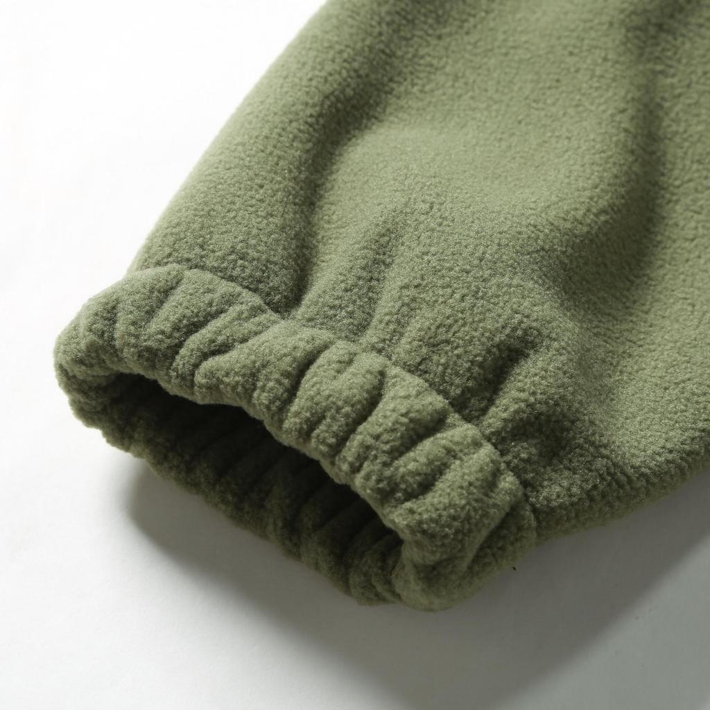 European and American Men's Trendy Fleece Long-Sleeve Pullover Jacket