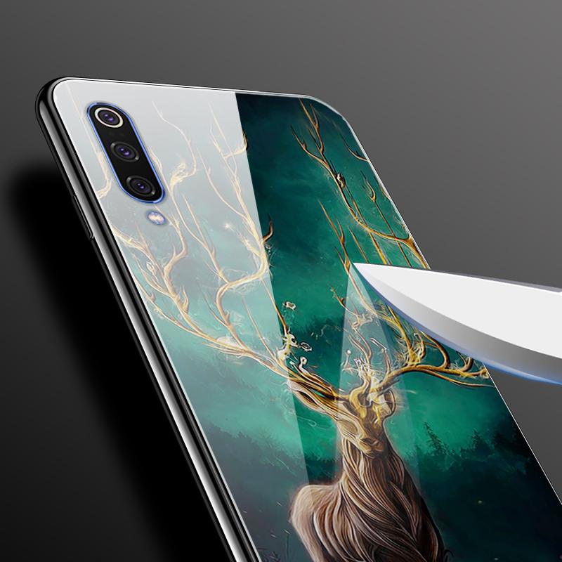 Для Xiaomi Mi 9 Mi9 SE Закаленное Стекло Чехол Жесткий Чехол для Телефона Для Xiaomi Mi 9 SE Mi9 T 9T Pro Чехлы Redmi Note 9S 9 S Чехол