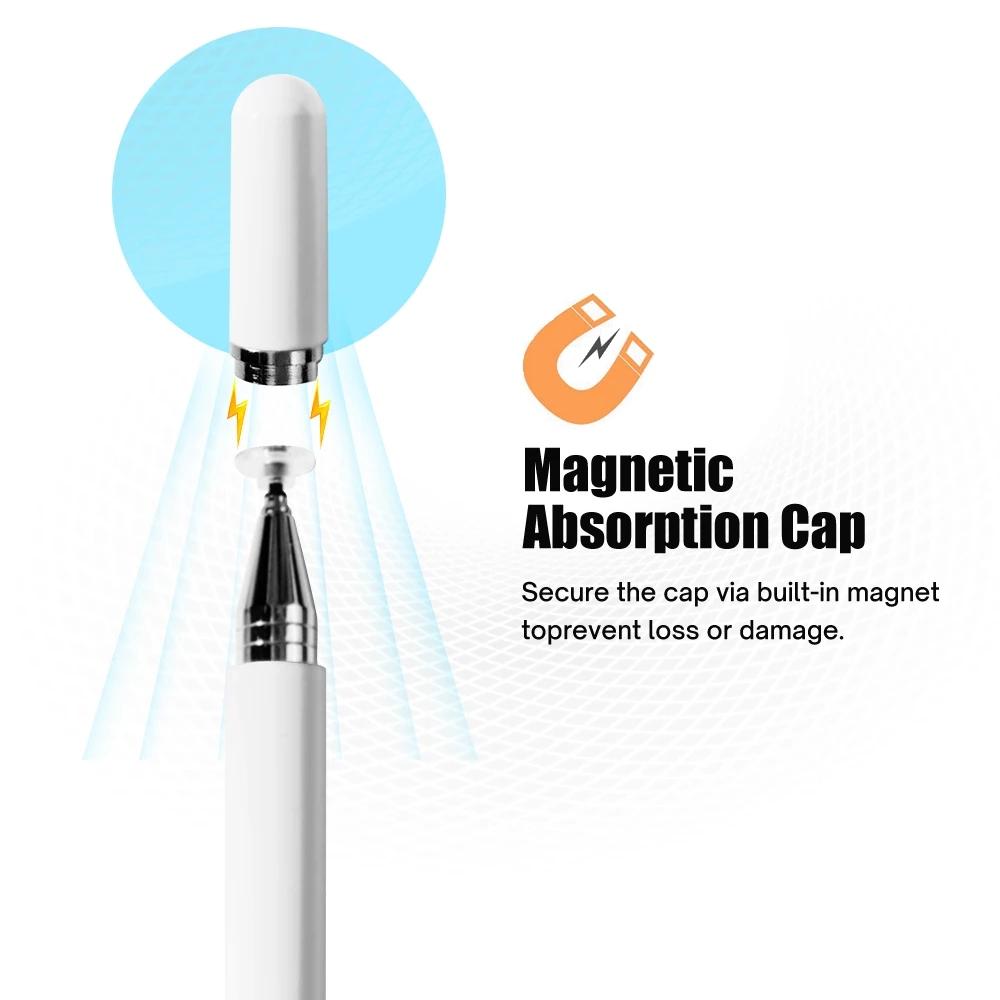 1 шт. стилус подходит для смартфона, планшетного компьютера, емкостной ручки для рисования, обычного стилуса для мобильного экрана Android HMM