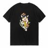 Unisexeki Neko Print Women T Shirt Short-sleeved Personalize Summer Female T-shirts Graphic Tees Japanese Lucky Cat Kawaii Tshirts