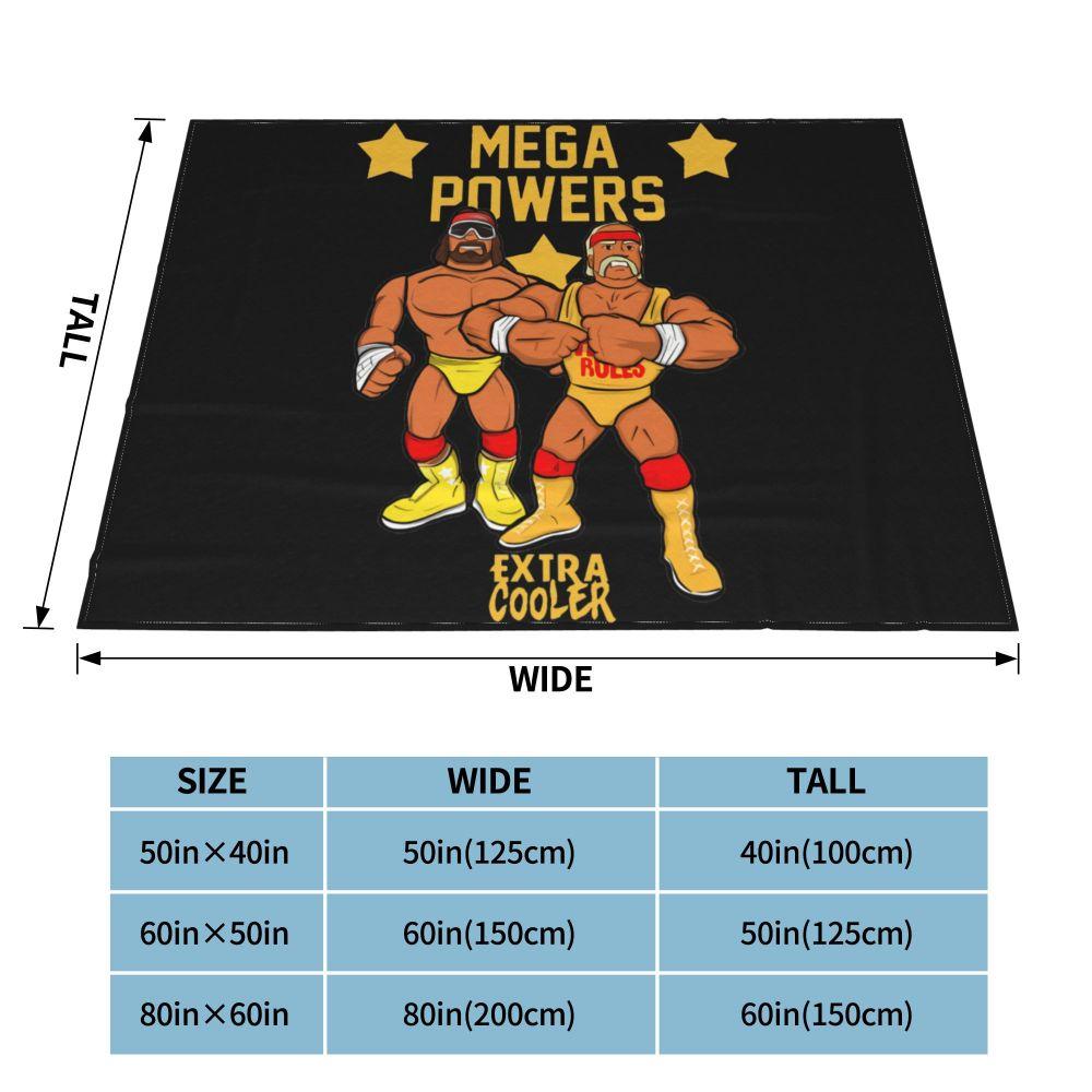 Халк Хоган Mega Powers Экстра Прохладное Одеяло Плюшевое Модное Двухцелевое Покрывало Семейные Расходы
