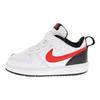 Nike Кроссовки Court Borough Low 2 TD White University Red детские черные BQ5453-110