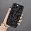 Универсальный защитный чехол для объектива с черным леопардовым принтом от падения для Apple iPhone 15