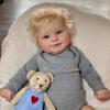 20 Inch 50 CM 3D-paint Skin Art Reborn Smiling Bebe With Vein Vinyl Limbs Cloth Body Baby Doll Toy Maddie For Girl Toddler Lifelike