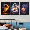 Nordic Colorful Sport Basketball Posters Prints Canvas Painting Sports Wall Art Picture for Kid Teen Boys Gift Room Gym Decor