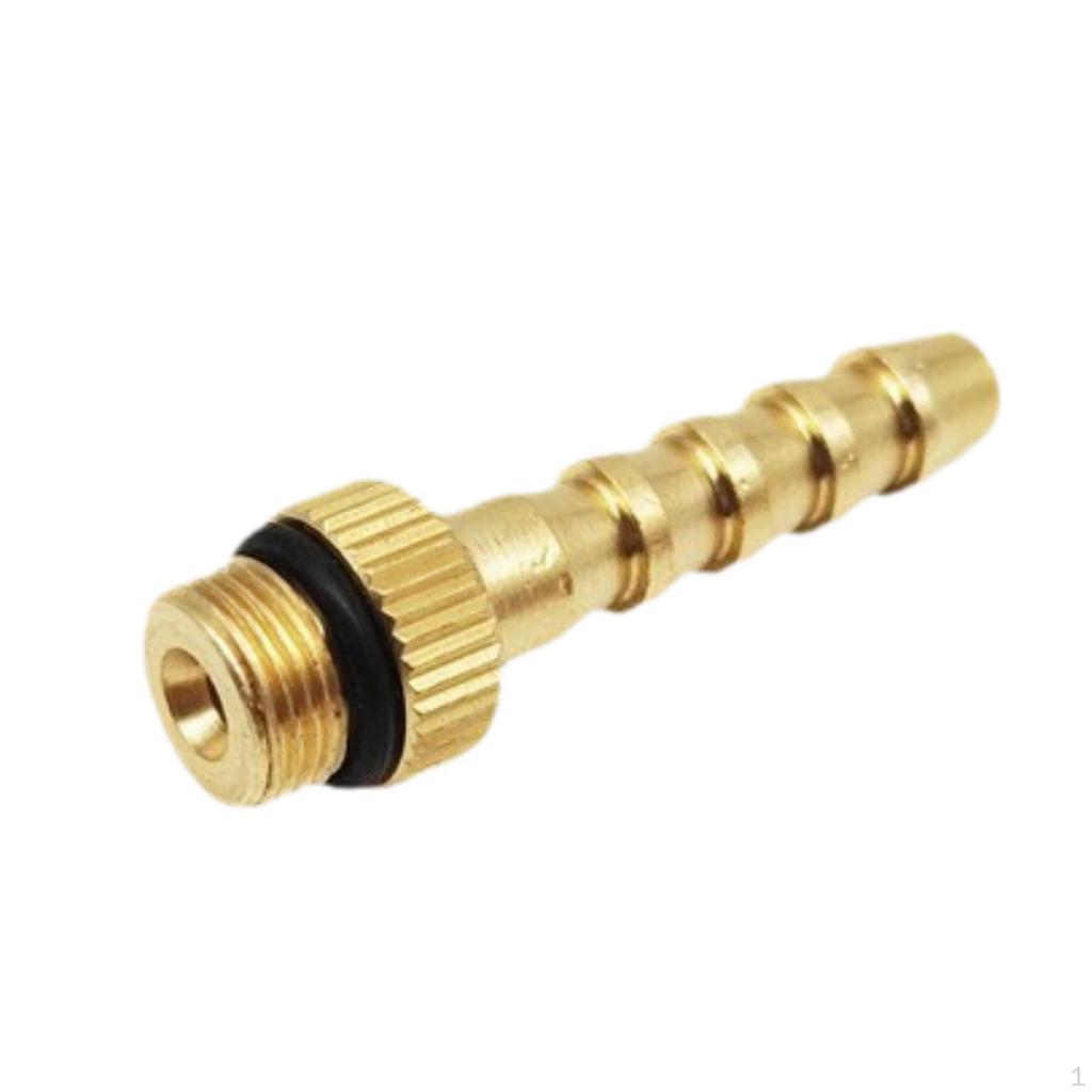 Gas Tank Adapter Canister Convertor Furnace Converter Connector 7/16" Flat Valve To Lpg