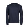 Tee Jays Mens Ribbed Interlock Crew Neck Sweatshirt