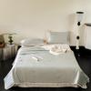 Light luxury butterfly summer Tencel summer cool quilt feeling naked air conditioner quilt four-piece machine washable single ice silk thin quilt
