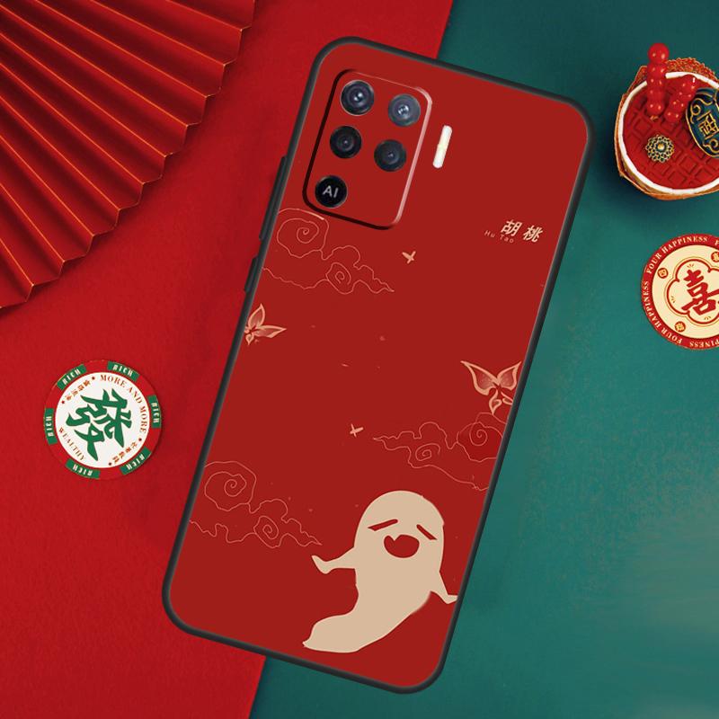 Genshin Impact Ху Тао ХуТао Чехол Для Oppo A76 A16 A96 A17 A60 A40 A80 A98 A58 A78 A18 A38 A57 A74 A54 A94 A15 A5 A6 Pro