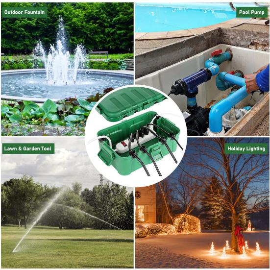 Очень большой уличный электрический ящик, устойчивый к погодным условиям, IP54, водонепроницаемый, многоцелевой, чехол для удлинителя, ящик для хранения