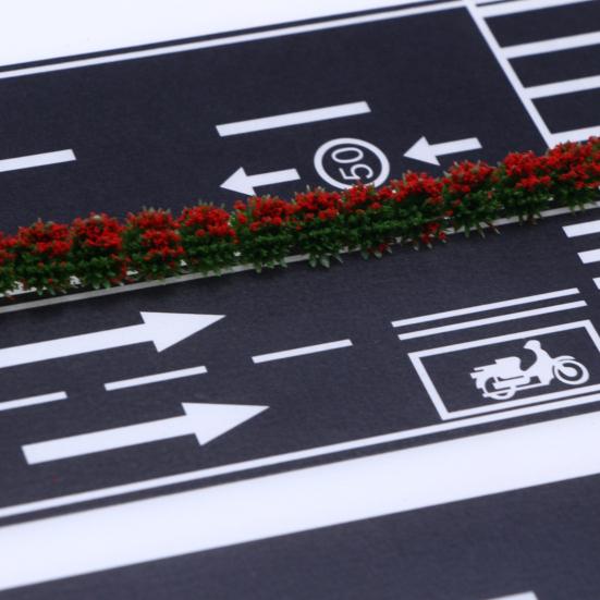 Дорожная лента, черная дорожная дорожка, дорожная лента для автомобиля, миниатюрный декор для кукольного домика, клейкая наклейка без остатков, игрушка для рукоделия для детей