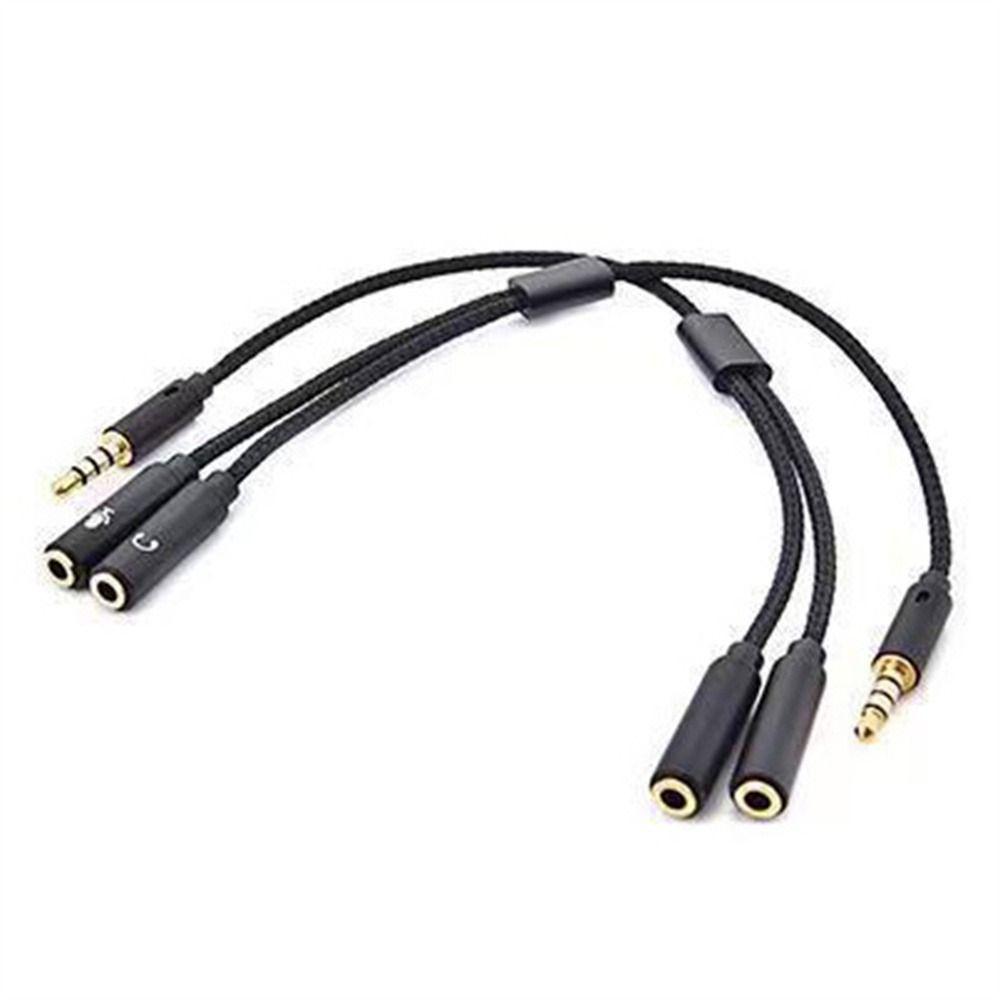Cable 3.5mm Female Headphone Jack Y Splitter Cable 1 Male to 2 Female Cable Converter AUX Cable