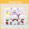 Cherry Rabbit Plush Toy Pp Cotton Stuffed Animal Keychain For Kids Gift
