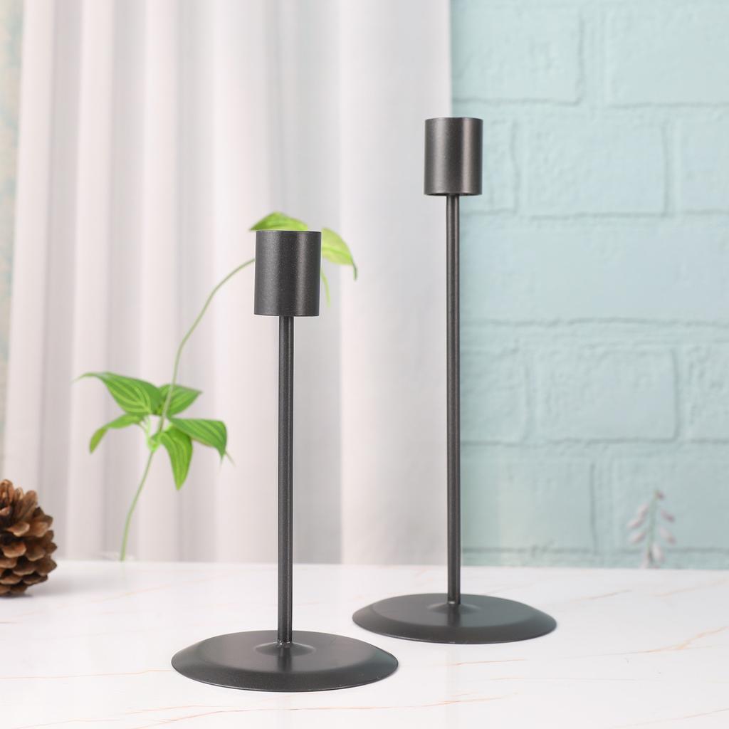 Подсвечники из металла в европейском стиле, модная подставка для свечей на свадебный обеденный стол, изысканный подсвечник, украшение рождественского стола