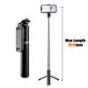 760MM MINI Wireless Selfie Stick Mini Tripod  Extendable Monopod Remote Shutter for IOS Android Phone Live Vlog Video Travel