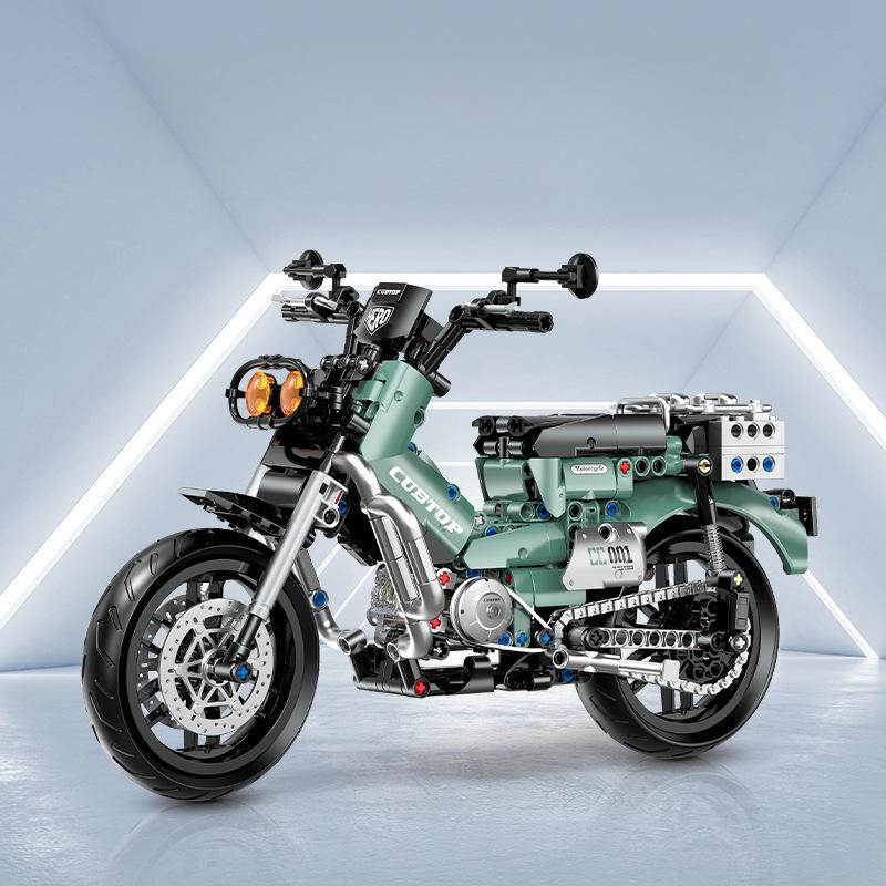 Technical Motorbike Building Blocks Toys for Boys Classic Motorcycle Construction Gifts for Adults Boyfriend