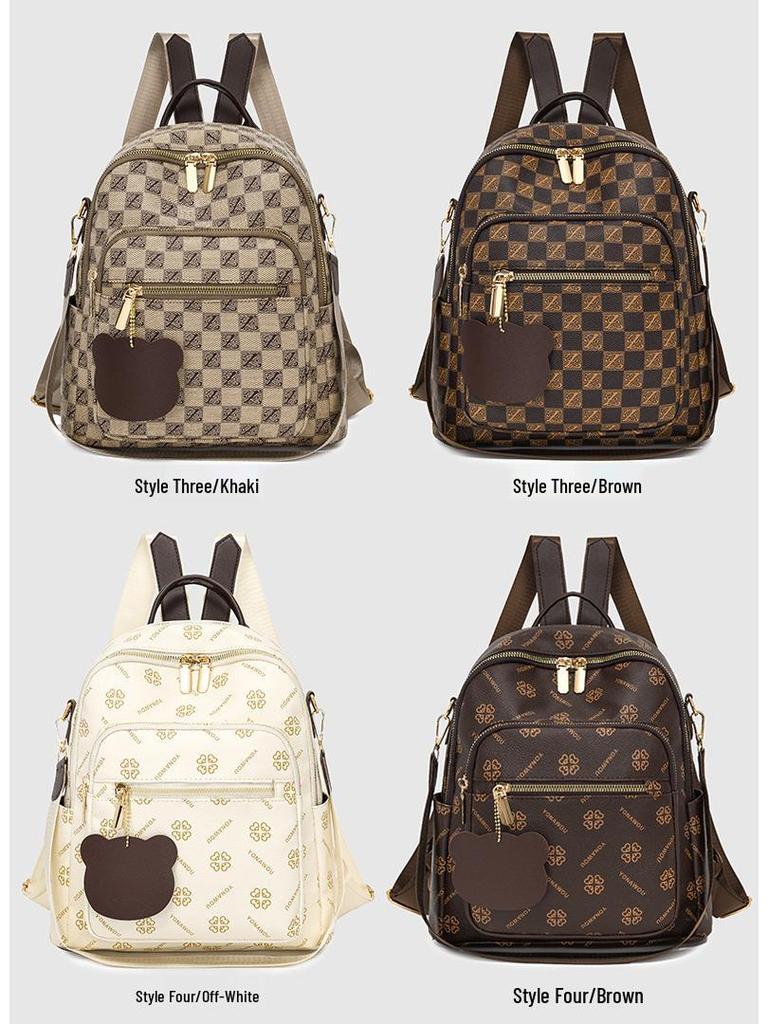 2025 Women's Multi-Function Backpack: Versatile, Casual, Large-Capacity Shoulder Bag for Commuting