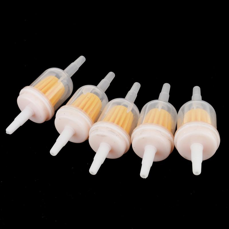 10 Pieces Motorcycle Dirt Bike Inline Gas Petrol Fuel Filter 6mm 8mm Pipe