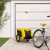 VidaXL Pet Bicycle Trailer Yellow and Black 94001