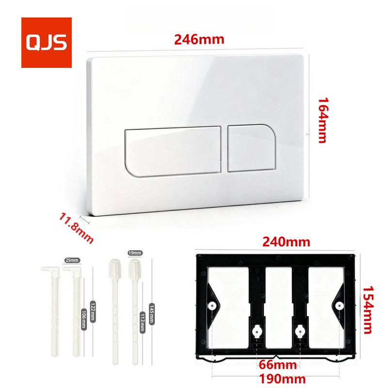 Toilet Button for GEBERI-T Sigma 01/ 08/ 20/ 30/ 50/ 60, Samba Flush Plate for Up300 Conceal Cristern Geberi-t Sigma Tank Panel
