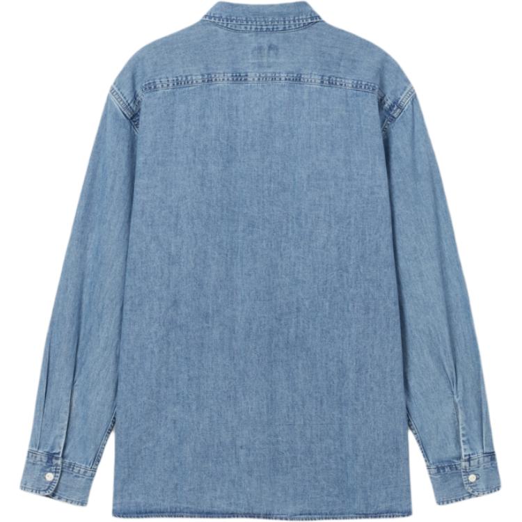 Levis Удобная Универсальная Винтажная Повседневная Джинсовая Рубашка с Длинным Рукавом Мужские рубашки 19587-0348