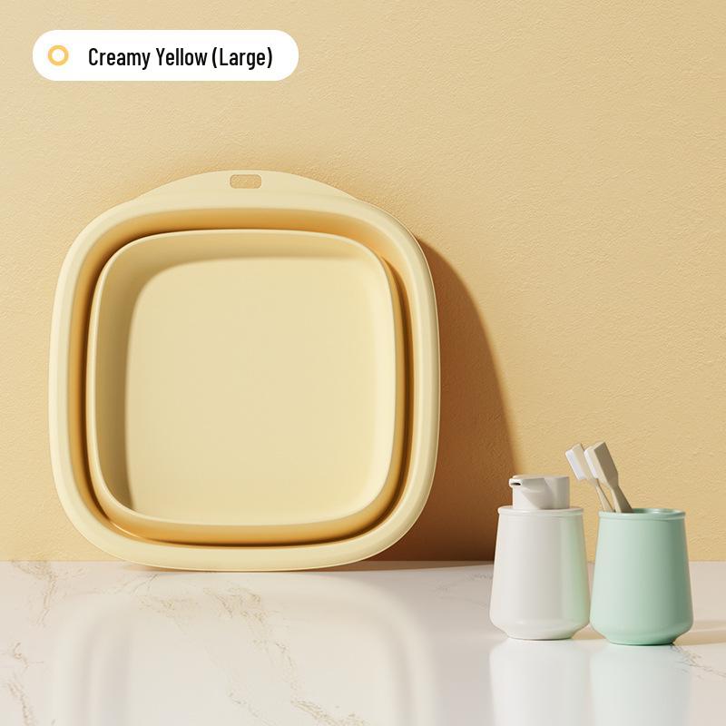 Портативная складная раковина для дома, студенческого общежития и путешествий: Большой таз для мытья ног и маленький таз для младенцев и беременных женщин.