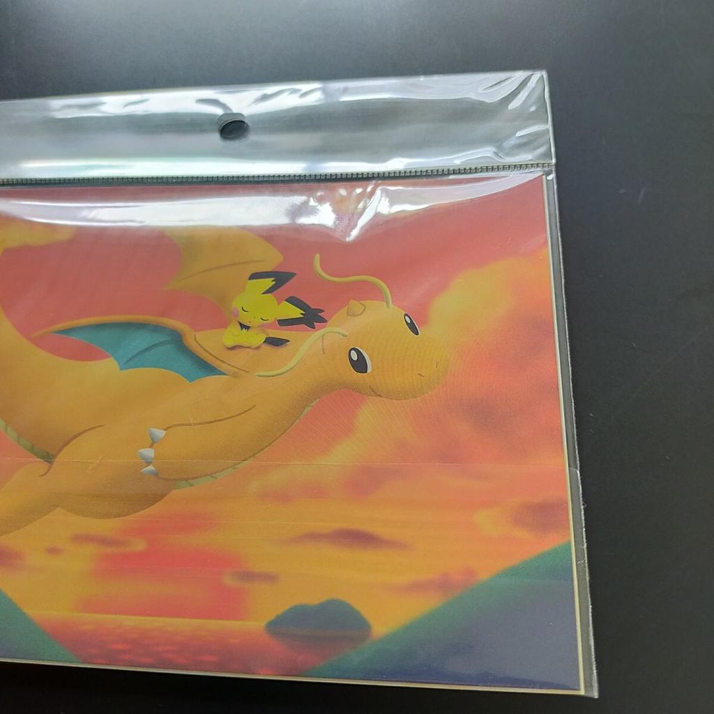 Pokémon Unopened Postcard Set of Pichu Postcard 3 Naptime Spiky-eared (Center)/(Snorlax, Dragonite)