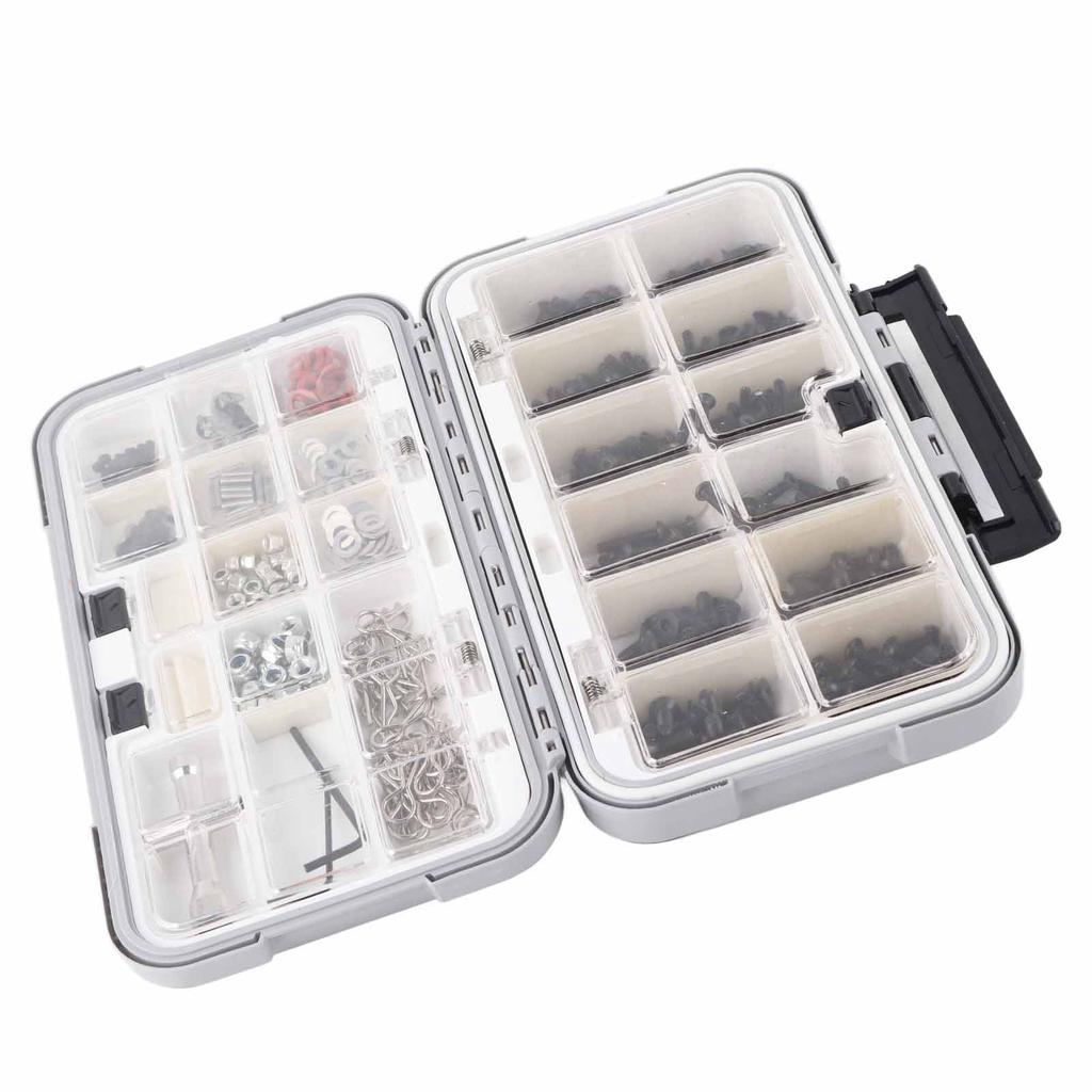 Набор винтов для радиоуправляемых моделей 523 шт. Прозрачная резьба, разделенное хранение, железный материал, набор ассорти винтов для 18