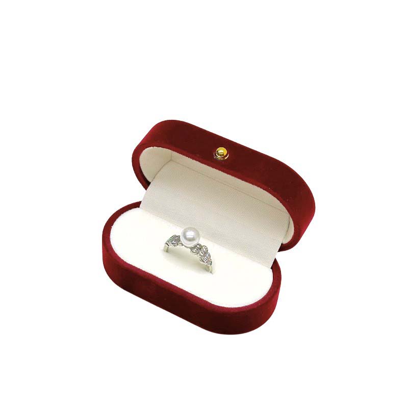 1 шт. Простая компактная бархатная шкатулка для колец, подарочная коробка, упаковочная коробка для ювелирных изделий, изысканная дорожная шкатулка для колец, используется на День святого Валентина