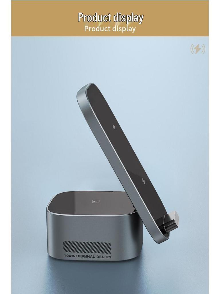 Складная беспроводная зарядная станция 3-в-1 для iPhone, AirPods и Apple Watch