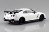 Aoshima Bunka Kyozai Rakupla Snap Car R35 NISSAN NISMO 2017 Brilliant White Pearl Scale Plastic Model 215mm (AOSHIMA) No.05-BW GT-R 1/24 Pre-Colored
