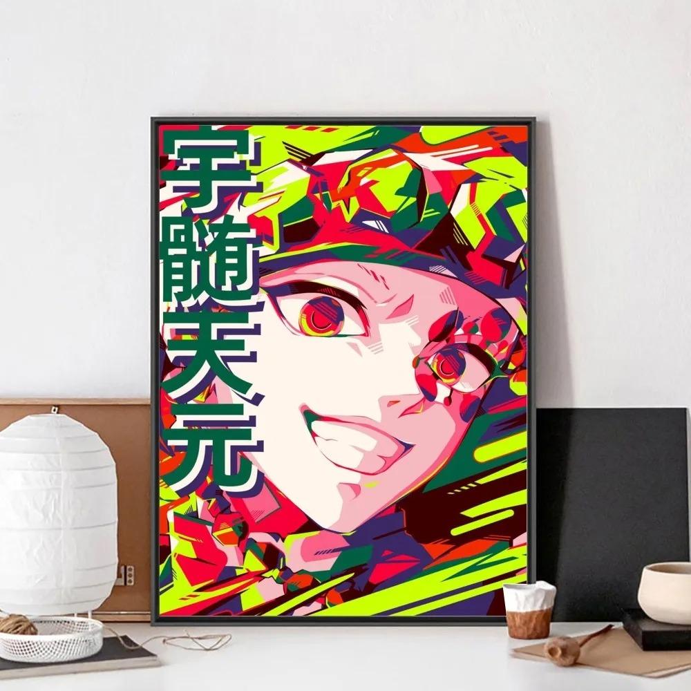 Demonic Killer Tengen Uzui Poster Canvas Painting Bar Retro Poster Modern Home Living Room Bedroom Study Decorative Art