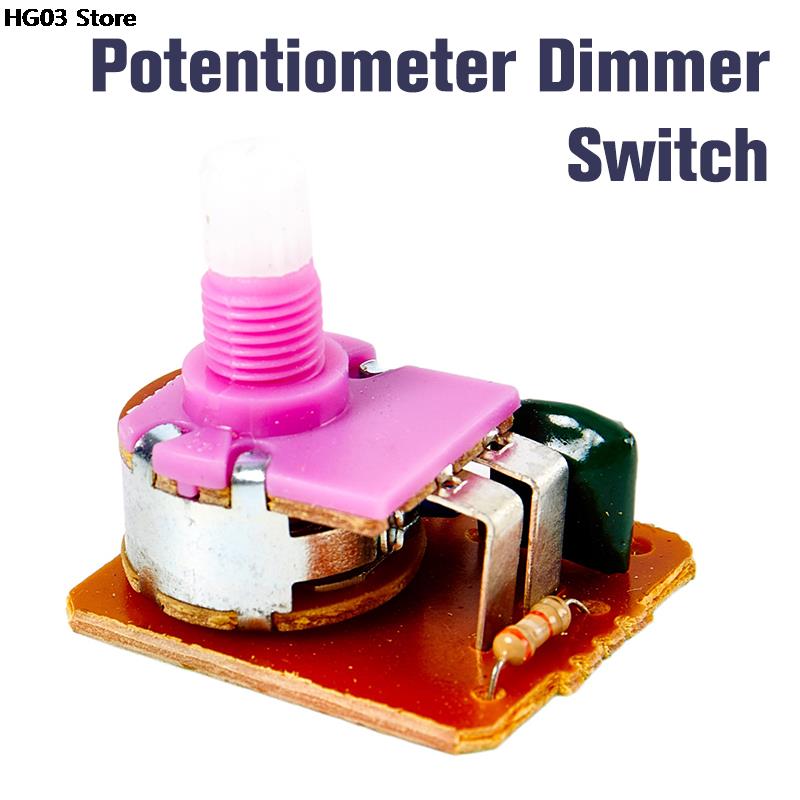 1PC 10V/220V SCR Fine-tuning Dimmer Switch Potentiometer Dimming Switch Table Wall Lamp Dimmer DIY Temperature Adjustment