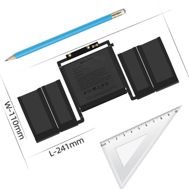 Аккумулятор SKOWER A1819 для Apple MacBook Pro 13'' с Touch Bar A1706 Late 2016 Mid 2017 EMC 3071 EMC 3163 MLH12LL
