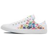 Chuck Taylor All Star Painted Comfortable Trend Low-Top Canvas Shoes Unisex White/Multicolour